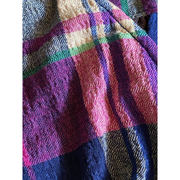 Anthropologie Pilcro Plaid V Neck Blouse NWT! Small Pink Top sold out - Picture 2 of 6